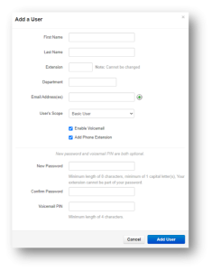 Creating a New User - Smart City Support